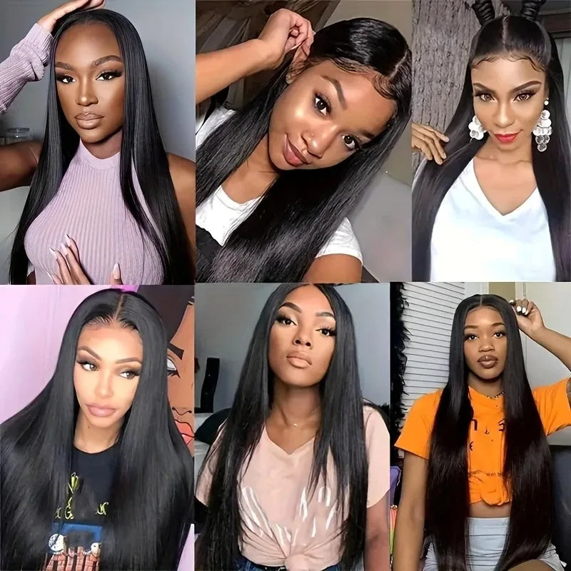 13x6 lace front Wig Brazilian Women hair lace front Brazilian lace front glue Free bone Strut full front