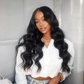 13X4 13X6 Hd Lace Frontal Wig 250 Density 100% Human Hair Wigs 30 40 Inch Body Wave Lace Front Wig Pre Plucked Transparent