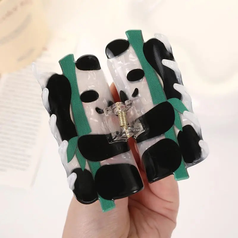 1pc New Cute Cartoon Animal Hair Clip Panda Fun Personalized Hair Accessories Hair Clip Women's Hair Clip